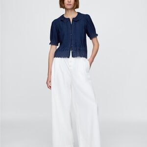 Navy Blue Women's Blouse